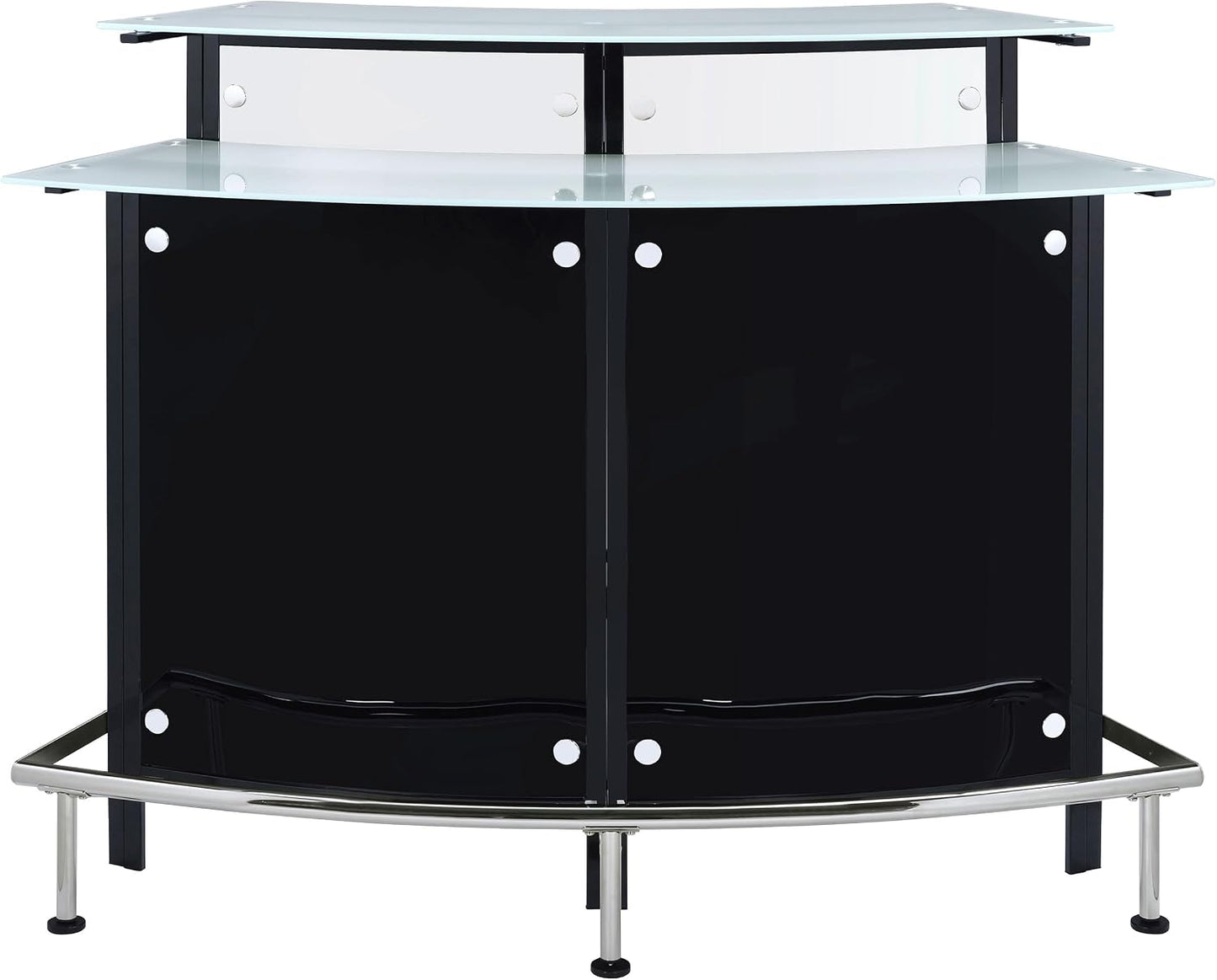 🍷 Modern Home Bar Cabinet ✨ Luxury Glass Top Bar Unit With Wine Storage & Entertainment Space