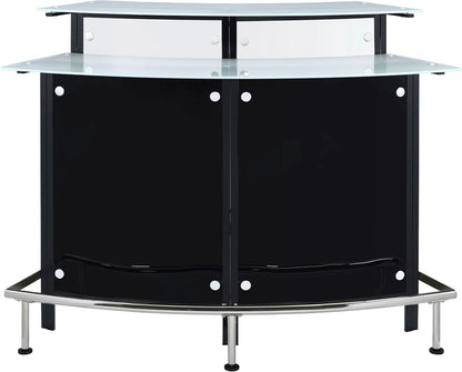 🍷 Modern Home Bar Cabinet ✨ Luxury Glass Top Bar Unit With Wine Storage & Entertainment Space