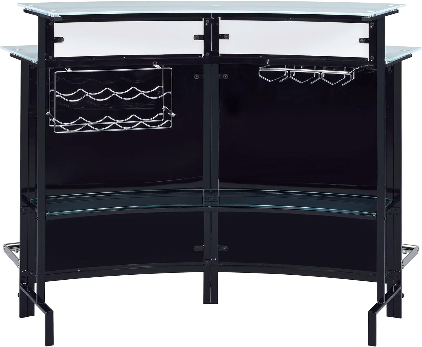 🍷 Modern Home Bar Cabinet ✨ Luxury Glass Top Bar Unit With Wine Storage & Entertainment Space