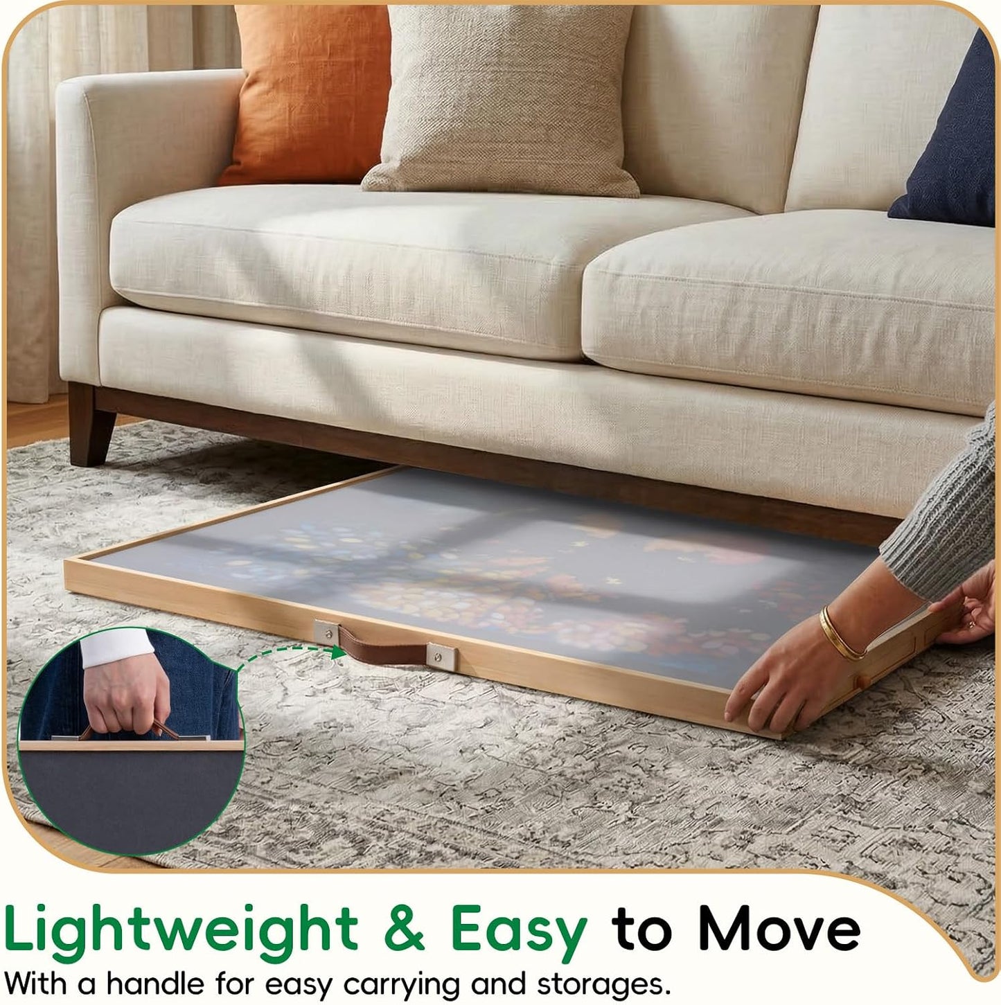 🧩 Ultimate Puzzle Table For Adults ✨ Rotating & Tilting Jigsaw Board With Storage Drawers