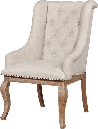 ✨ Luxury Tufted Dining Chair 🪑 Elegant Upholstered Accent Chair With Nailhead Trim For Modern Homes