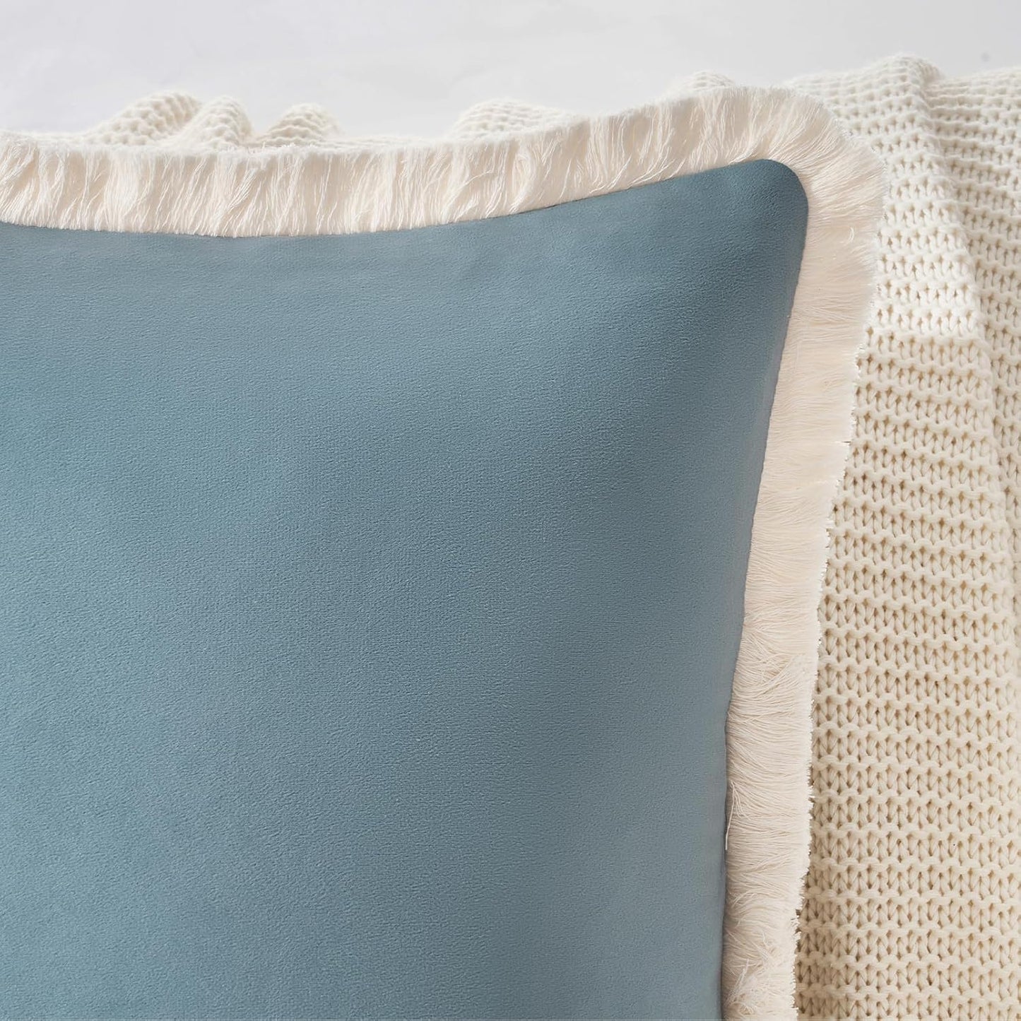 Set of 4 Soft Velvet Decorative Pillow Covers