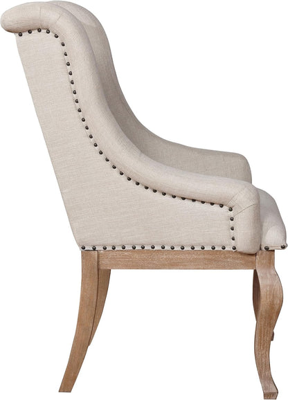 ✨ Luxury Tufted Dining Chair 🪑 Elegant Upholstered Accent Chair With Nailhead Trim For Modern Homes