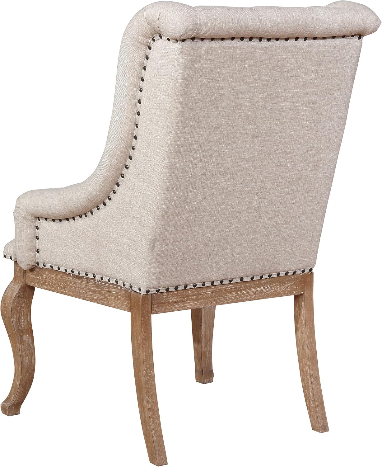 ✨ Luxury Tufted Dining Chair 🪑 Elegant Upholstered Accent Chair With Nailhead Trim For Modern Homes