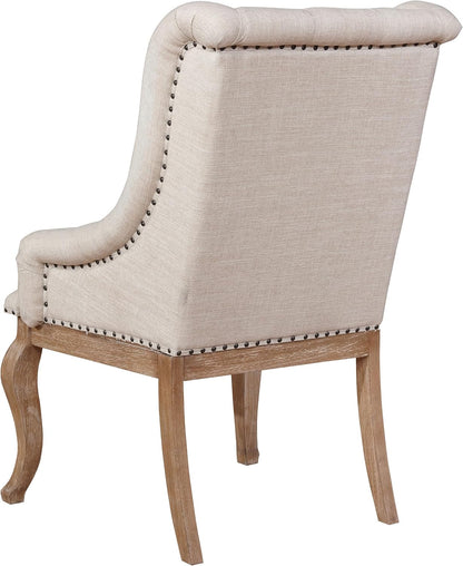 ✨ Luxury Tufted Dining Chair 🪑 Elegant Upholstered Accent Chair With Nailhead Trim For Modern Homes