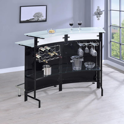 🍷 Modern Home Bar Cabinet ✨ Luxury Glass Top Bar Unit With Wine Storage & Entertainment Space